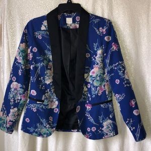 Floral blazer